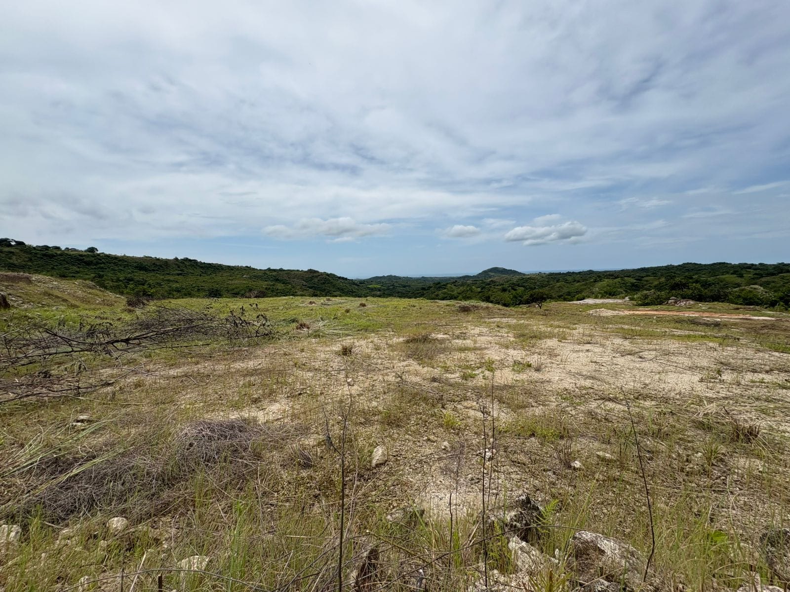 Terrenos del proyecto en las montañas
